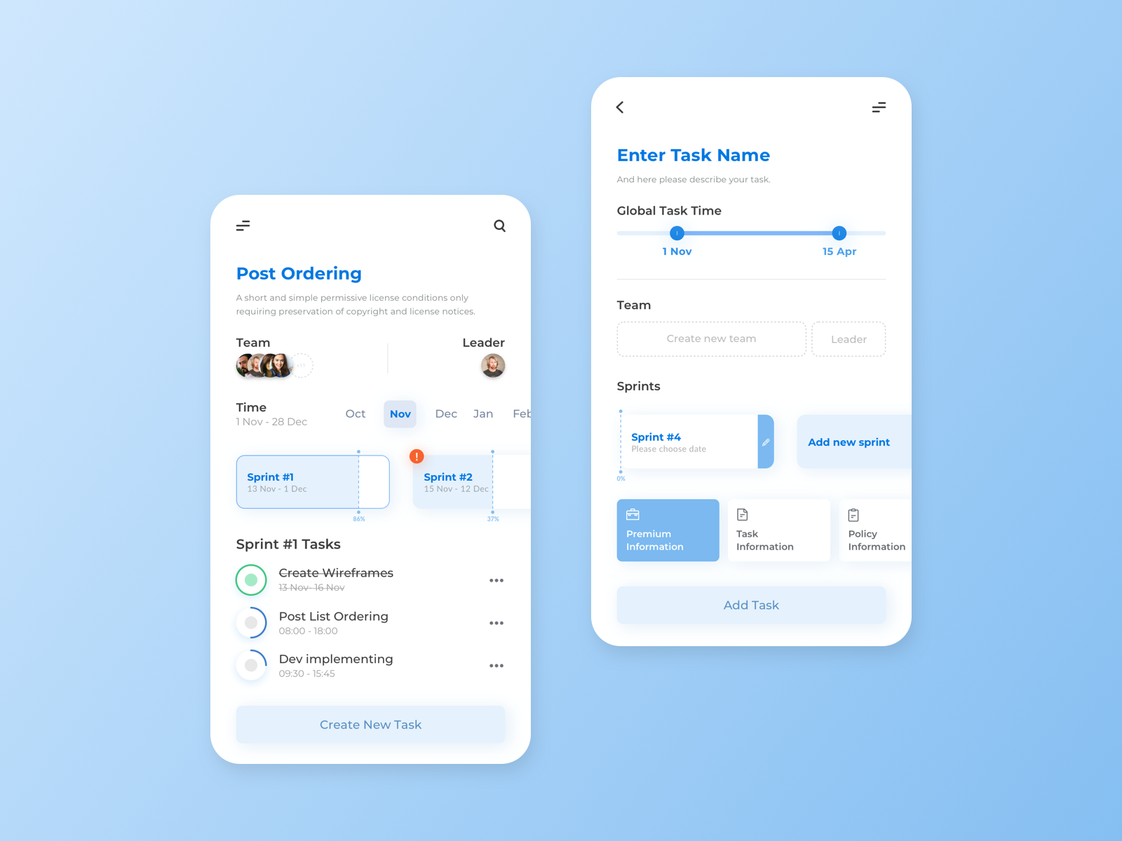 Task Manager App Design by Massimo on Dribbble