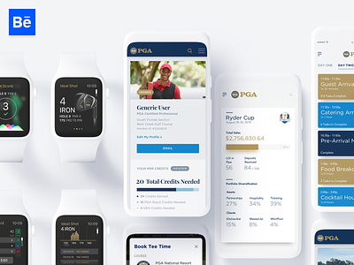 Oldest Game, New Apps app apple watch design system golf golfer golfing landing page sports ui user experience user interface ux watch website