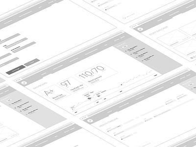 Wellbin first wireframes health healthcare wireframes