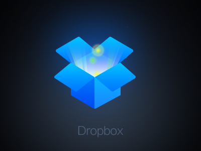 Dropbox icon realistic