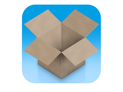 Replacement DropBox iOS icon dropbox icon ios tape