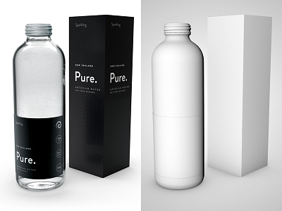 Pure Artesian Water 3d 3d render product render render