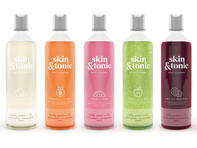 Skin & Tonic Body Cleansers 3d 3d product renders 3d products 3d render 3d renders rendering renderings renders