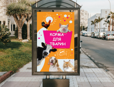 pet shop animals food graphic design дизайн