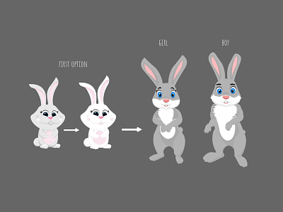 rabbit advertising animation cartoon character for advertising design illustra illustration rabbit vector вектор дизайн иллюстрация