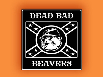logo "Beaver" beavers logo music art musical group rock and roll rockabilly дизайн иллюстрация