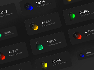 Glassy Icons card design cards ui darkmode dashboard data figma glassmorphic glassmorphism glassy glassy effect icon iconography layout statistics ui visualisation