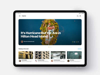 Exploring places design ipad sketch sketchapp ui