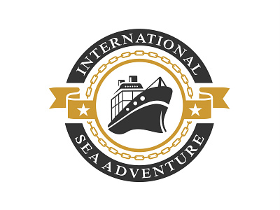 marine, nautical, sail logo design in vintage style adventure design logo marine nautical premium retro sail vector vintage