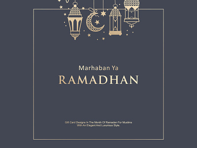 Ramadan kareem season background with hanging lamps Premium Vect