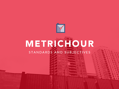 metricHour avenir blog brand chicago identity logo