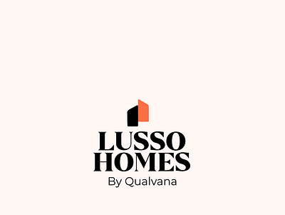 Lusso Homes Logo - Shortlet Apartments brand design brand identity branding deisng logo real estate shortlet vectore
