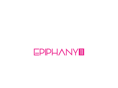 Epiphany11 Visual identity branding fashion logo icon logo pink logo