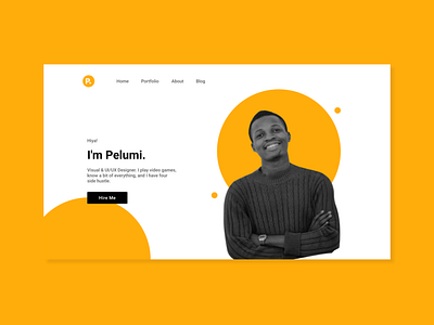 Personal Website - Landing Page