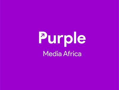 Purple Media Africa brand design brand identity branding logo logo design logodesign logos logotype purple purple logo