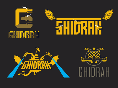 Ghidrah Logo design logo