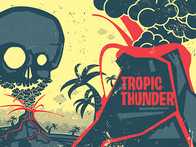 Tropic Thunder Fireworks Packaging design fireworks illustration packaging