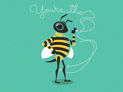 Bee's Knees design illustration