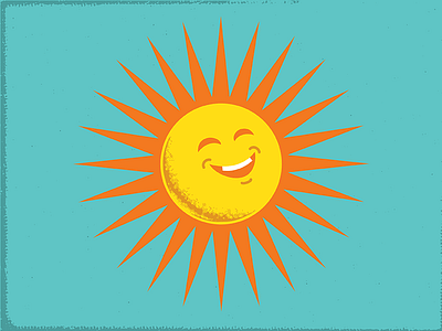 Sun Illustration design illustration retro sun
