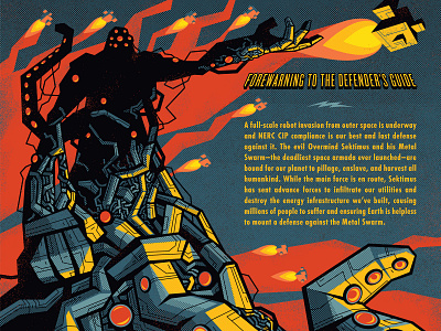 Robot Overmind Illustration design handbook illustration robot