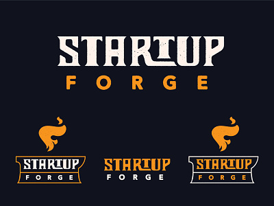 Startup Forge Wordmark art direction branding graphic design logo logo design typography wordmark