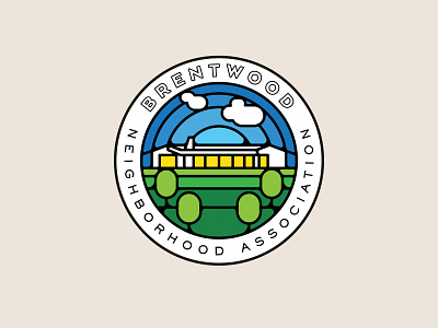 Brentwood Logo (unchosen concept) branding branding and identity illustration illustration design library logo logodesign