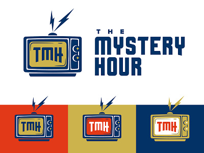 Unused Branding for The Mystery Hour branding branding design branding system identity logo logo design logosai mystery television television branding