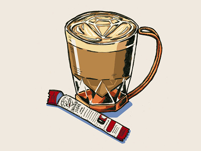 Cannabis Cortado Illustration