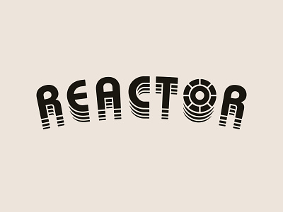 Reactor Logo identity illustration logo logo design logotype reactor typography vector
