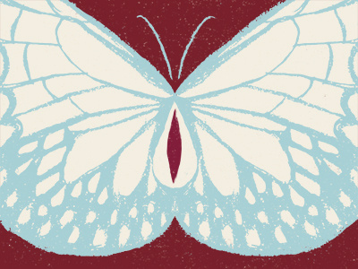 Spring Awakening butterfly drawing illustration minimal subliminal