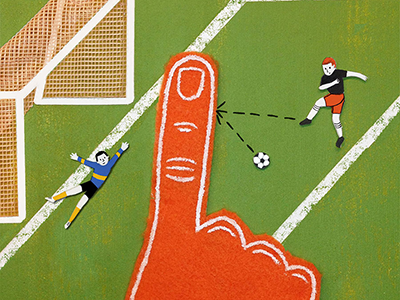 Sports collage cut paper illustration sports