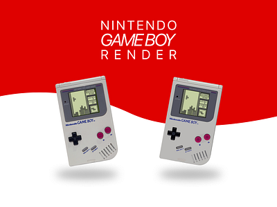 Nintendo Game Boy Render nintendo render