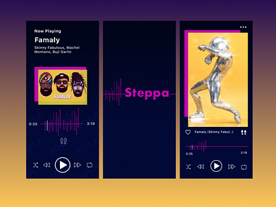 Steppa Music Player