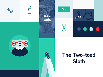Slothware Style Tile aaux next branding icons illustration sloth style tile ui web