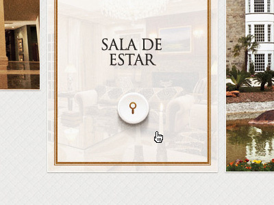 Hover Detail art direction button design detail hotel hover interface luxury ui webdesign