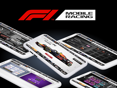 F1 MOBILE RACING - UX/UI DESIGN design formule 1 game graphic design racing ui ui design ui designer ux ux design