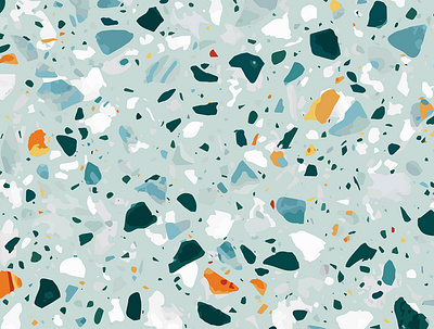 Mint Terrazzo abstract exotic fashion geometric granite graphic design interior design lifestyle marble mint modern pattern pieces random repeating seamless shapes style trendy tropical