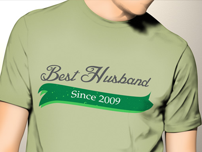'Best Husband' T-shirt Design