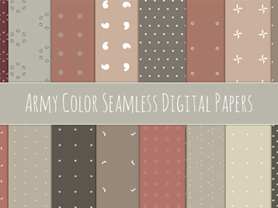 Army Color Minimal Seamless Patterns army art paper digital paper minimal patterns scrapbook
