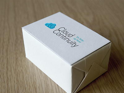 Logo Design For Cloud Continuity brand design branding logo stationary