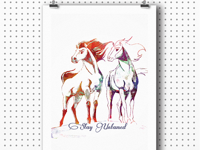 Spirit Watecolor Sketch Wallart/Poster