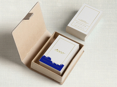 Elegant Painted Business Card