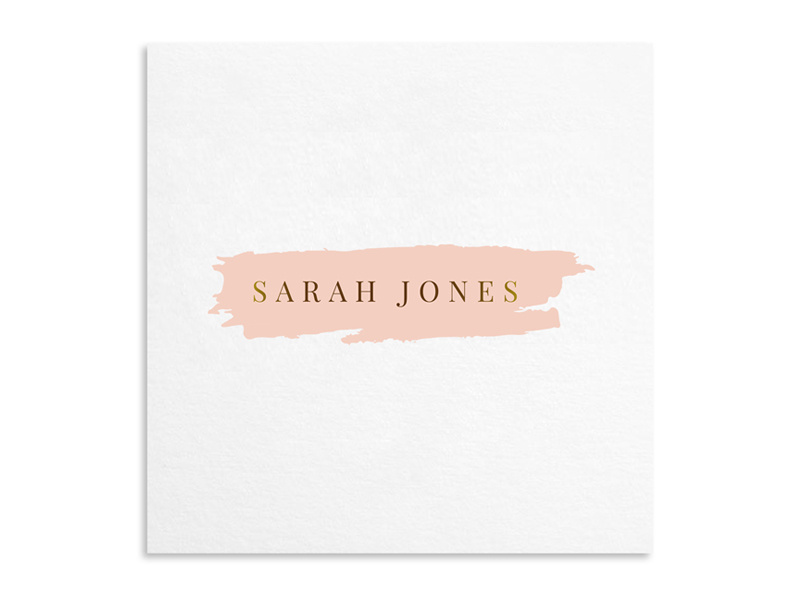 Paint Stroke Logo Template by Uma Gokhale on Dribbble