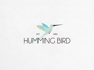 Humming Bird Logo Template $27.00 bird bird logo humming logo template