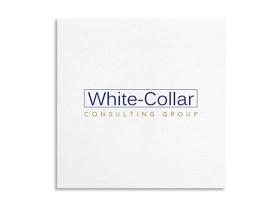 White Collar Corporate Logo Template $17.00 branding corporate logo identity logo