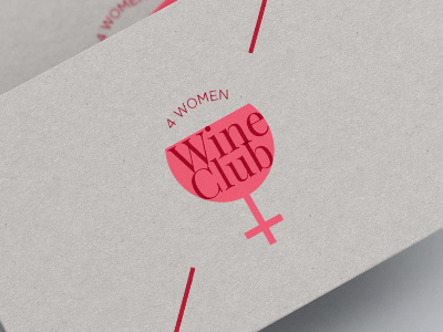 Branding For Wine Club branding logo design wine club women