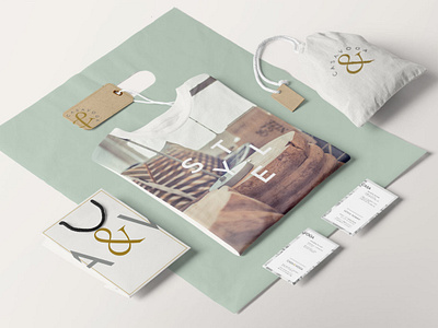 Branding & Print Design for Casa & Voga branding business card digital identity illustration logo logo design typography