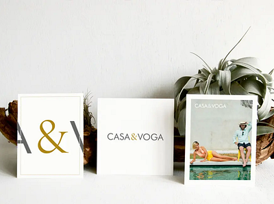 Branding & Print for Casa Voga branding business card digital graphic design identity illustration logo logo design typography