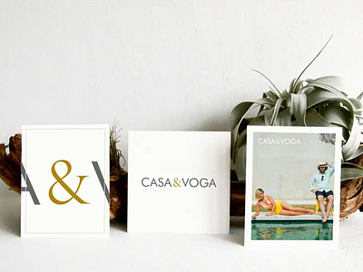 Branding & Print for Casa Voga branding business card digital graphic design identity illustration logo logo design typography