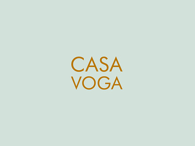 Branding & Print for Casa Voga